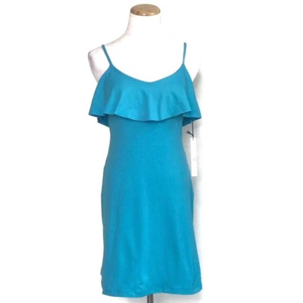 NWT Susana Monaco Thin Strap Flutter Top Dress